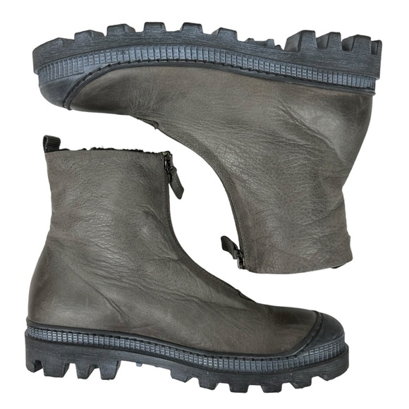 Lofina Gasoline Londra Sherpa Lined Zip Booties - Picture 8 of 12